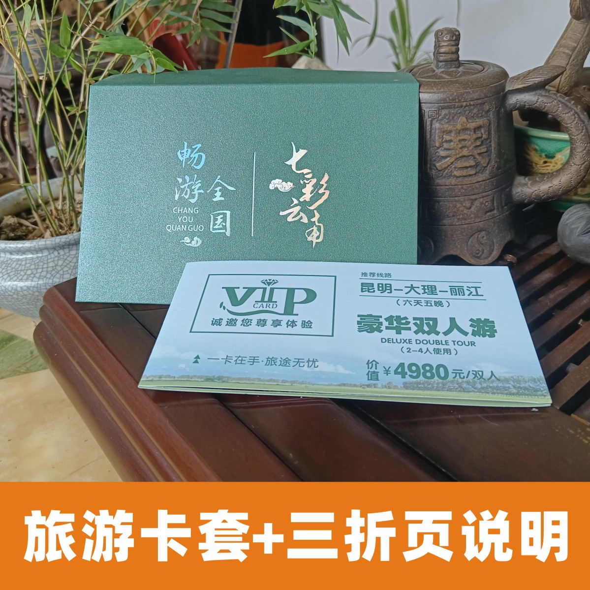 Factory wholesale laser gilding pearlescent paper travel card universal card cover promotional folding color page travel card cover