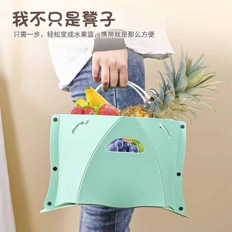 Picture of Folding Stool Plastic Little Mazar Travel Outdoor Travel Train Portable Stool Ultra-thin Paper Low Stool Adult Household