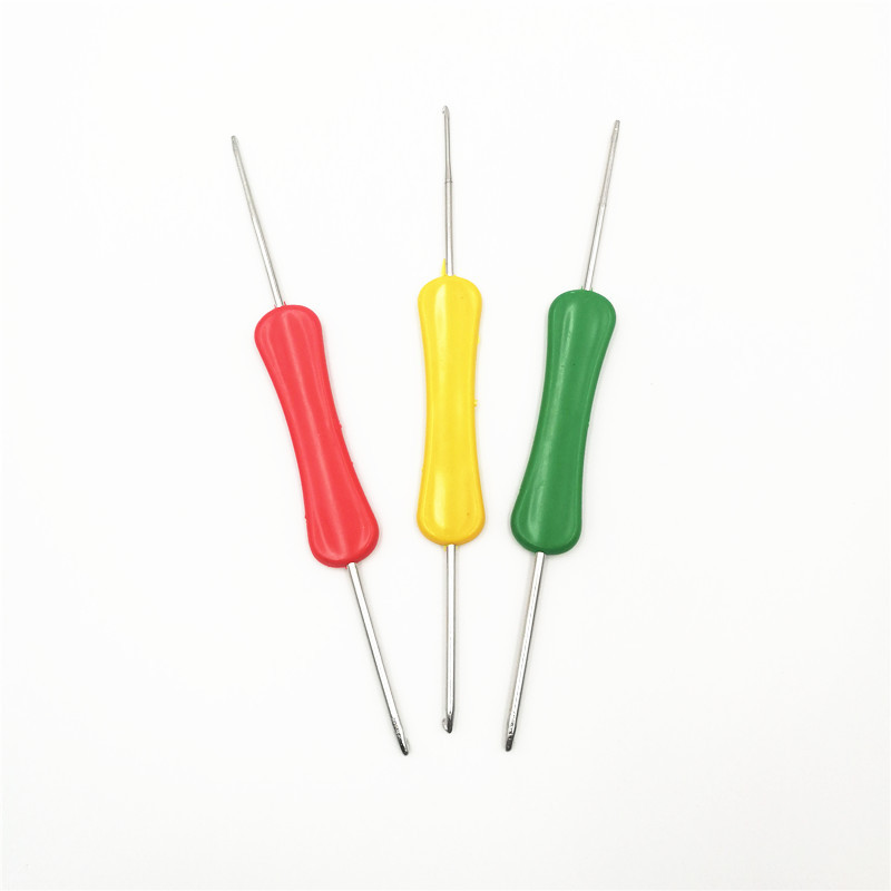 Double-ended Crochet Steel Needles with Two Ends, Special Price Wholesale Clearance Wool Knitting Tools diy Material Package Accessories
