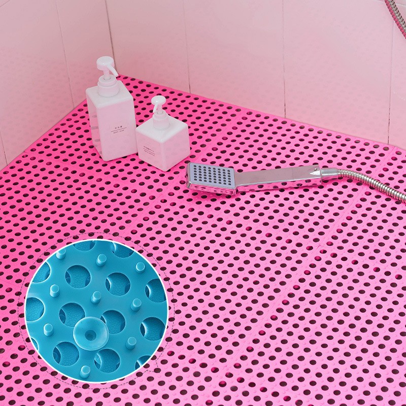Picture of 30*30 Suction Cup Bathroom Anti-Slip Mat for Shower Room, Bath, Restroom, Toilet Floor Mat, Special for Bathroom Use