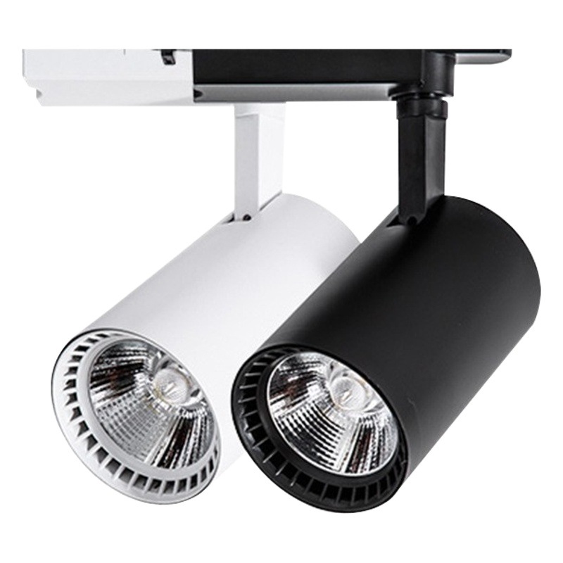 led track light intelligent full spectrum cob track light commercial open-mounted three-wire four-wire two-wire astigmatism track spotlight