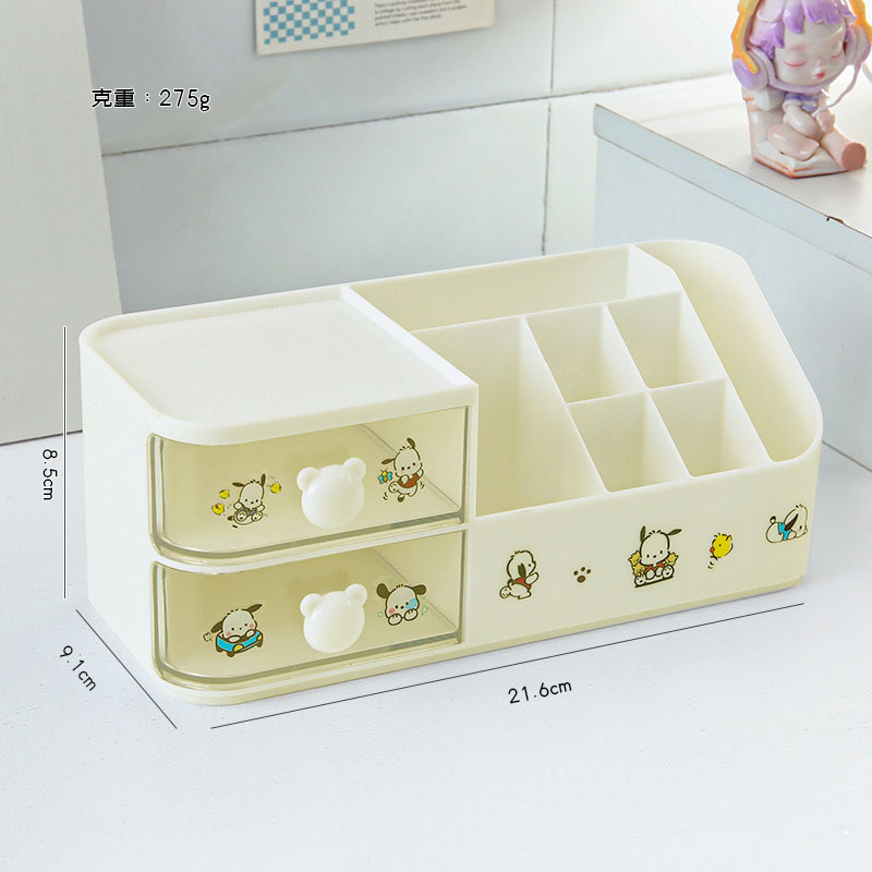 Picture of Desktop Storage Shelf Hole Board Pen Holder Office Table Storage Rack Artifact Station Desk Desk Storage Box