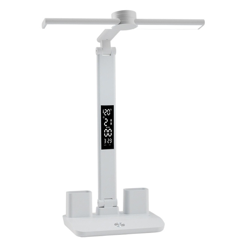 Chaoxindian Digital Display Desk Lamp, High-End Eye Protection, Rechargeable and Plug-In, Primary School Student Homework Dormitory Study and Reading Desk Lamp