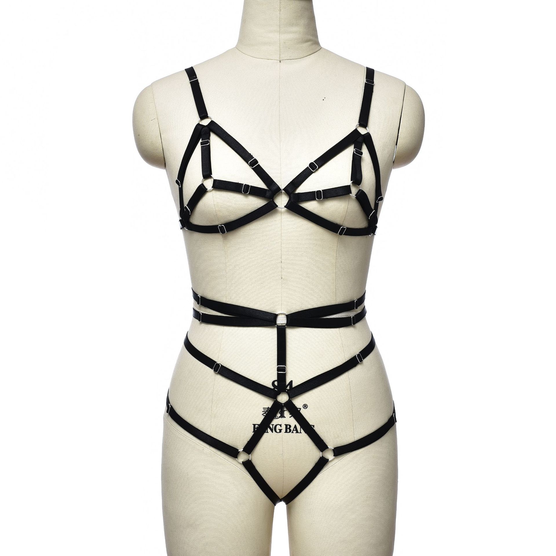 European and American style nightclub stage performance clothing harness adjustable body restraint underwear sexy seductive fun suit