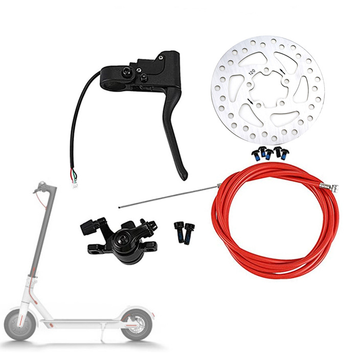 8.5 inch scooter accessories disc brake system full set of disc brake disc brake disc brake hand brake handle disc brake line