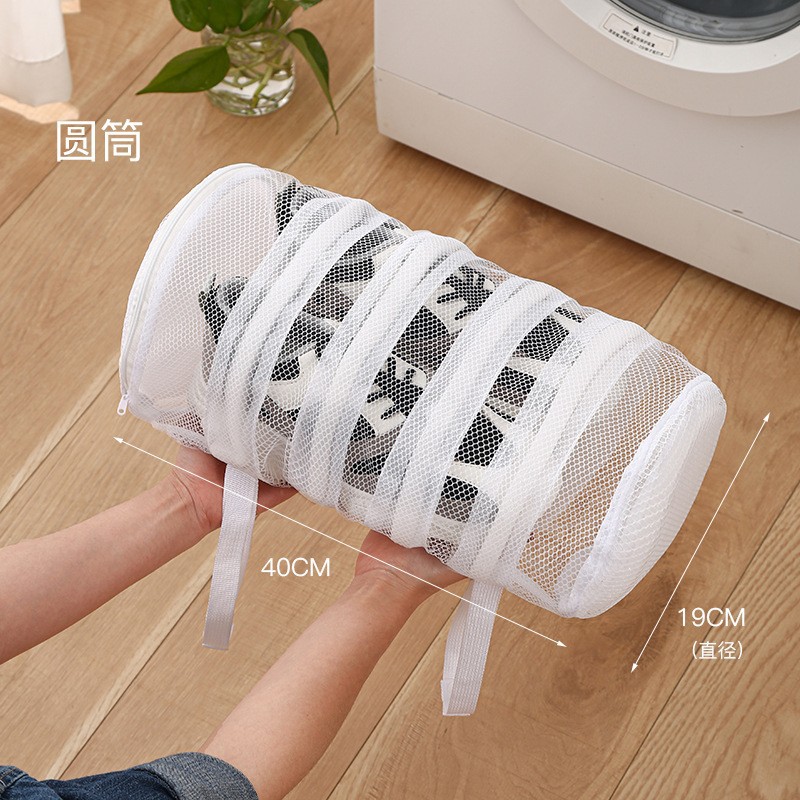 Picture of Washing machine shoe washing bag household lazy anti-deformation shoe cover mesh bag shoes special washing bag can be hung drying shoe bag
