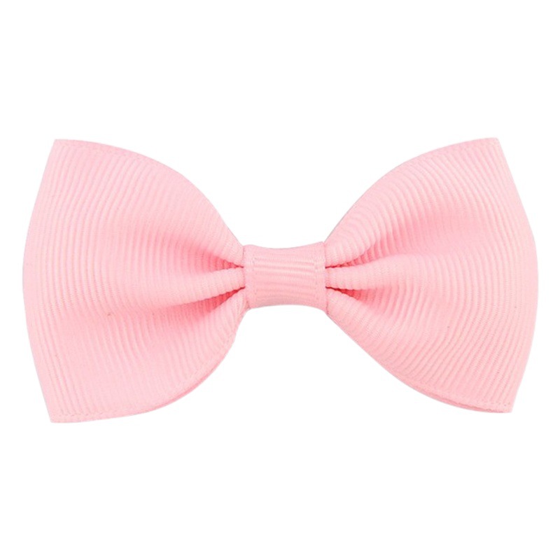 European and American small seven with solid color children's bow cute hairpin European and American baby hair accessories headdress 643