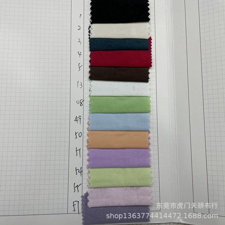 Spot supply woven cotton non-elastic corduroy 28 pit non-elastic corduroy 28W fine pit corduroy good quality