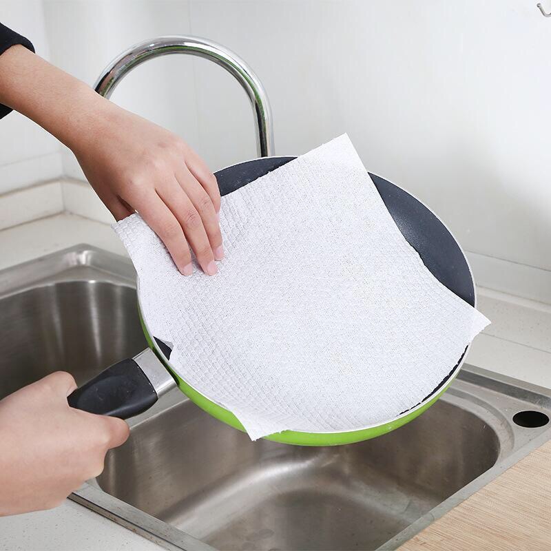 Picture of Washable Wet and Dry Dual-Use Lazy Rag Kitchen Disposable Dish Towel Non-Woven Disposable Lazy Rag