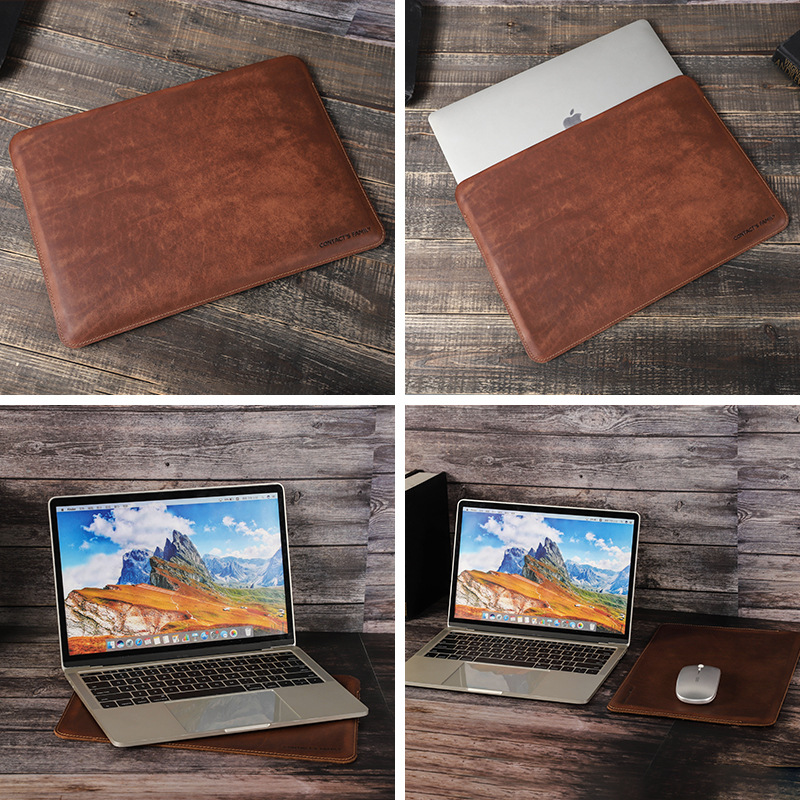 Picture of For new macbookair13.6 protective case leather simple apple laptop liner bag wholesale