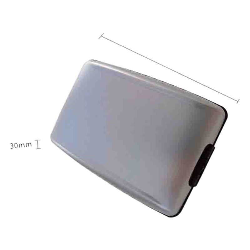 RFID aluminum alloy wallet multi-function card bag aluminum bank card bag fashion wallet bank card card case
