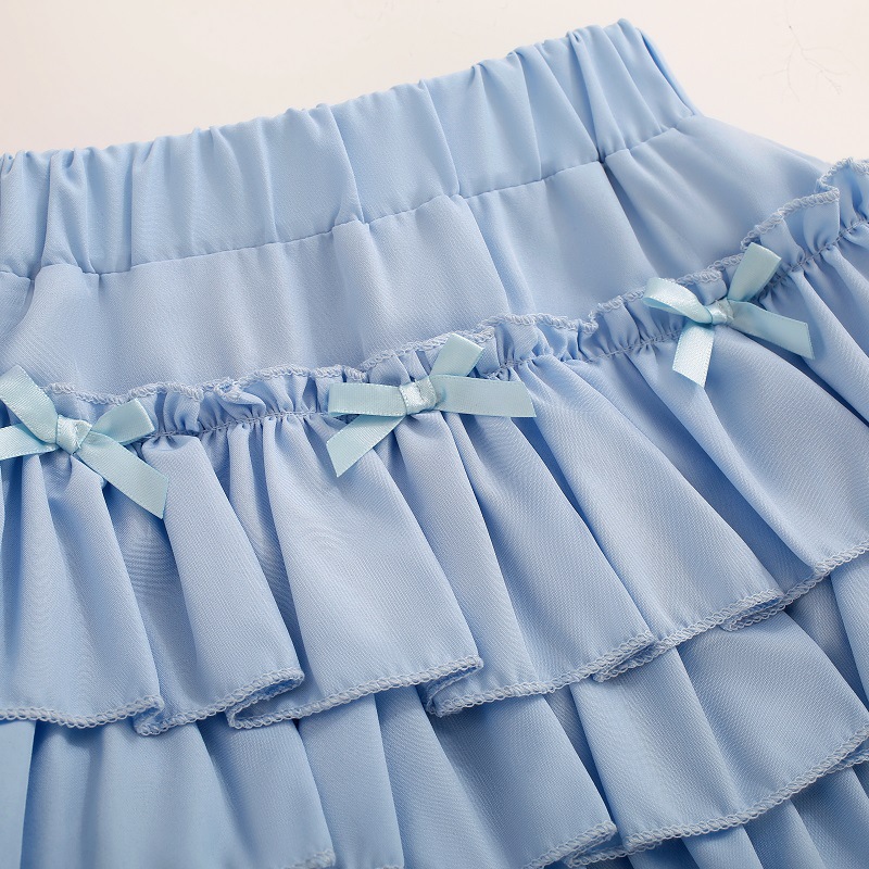 Picture of Little Girl's Sweet Korean Cake Skirt Short Skirt Pants Spring & Fall Design Bow Anti-Exposure Girl's Puffy Skirt