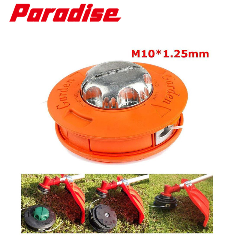 Hexagonal aluminum head mower straw head nylon straw rope European size weeding head garden tool accessories