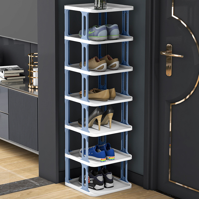 Shoe Rack Simple Doorway Home Dormitory Multi-layer Storage Artifact Space-saving Small Narrow Mini Gap Rental Shoe Cabinet