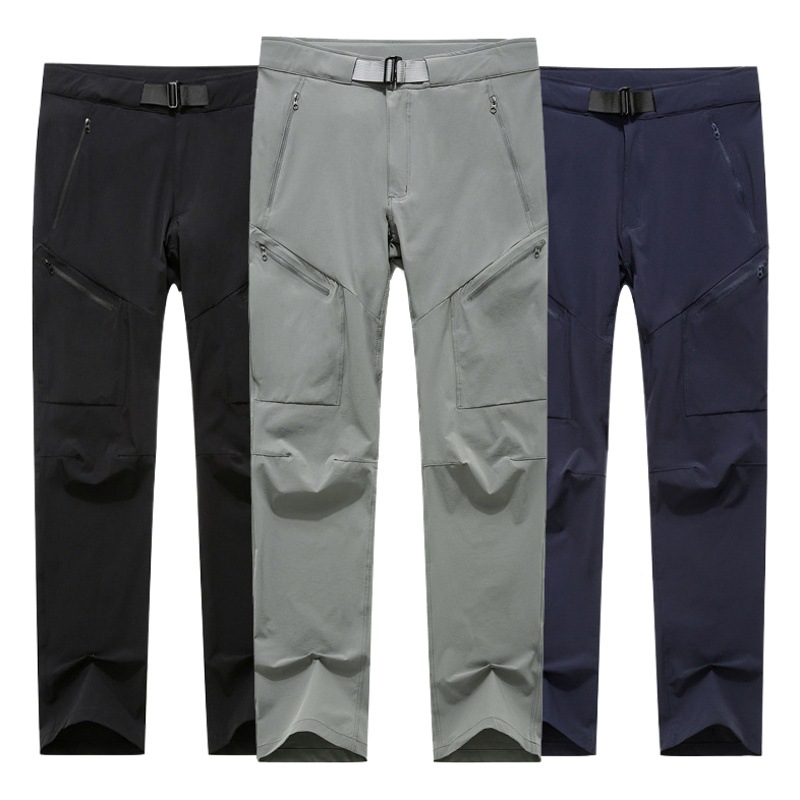 Spot Bird Home Same Quick-drying Pants Men's Pants Spring and Summer Outdoor Thin Hiking Pants Elastic Breathable Climber Pants Women's Pants