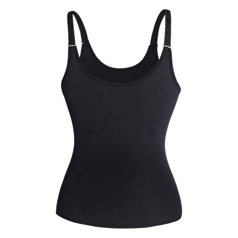 Women's Zipper Body Abdominal Tinker Court Bundle Neoprene 3-Layer Sticker Sweat Vest Body Shaper