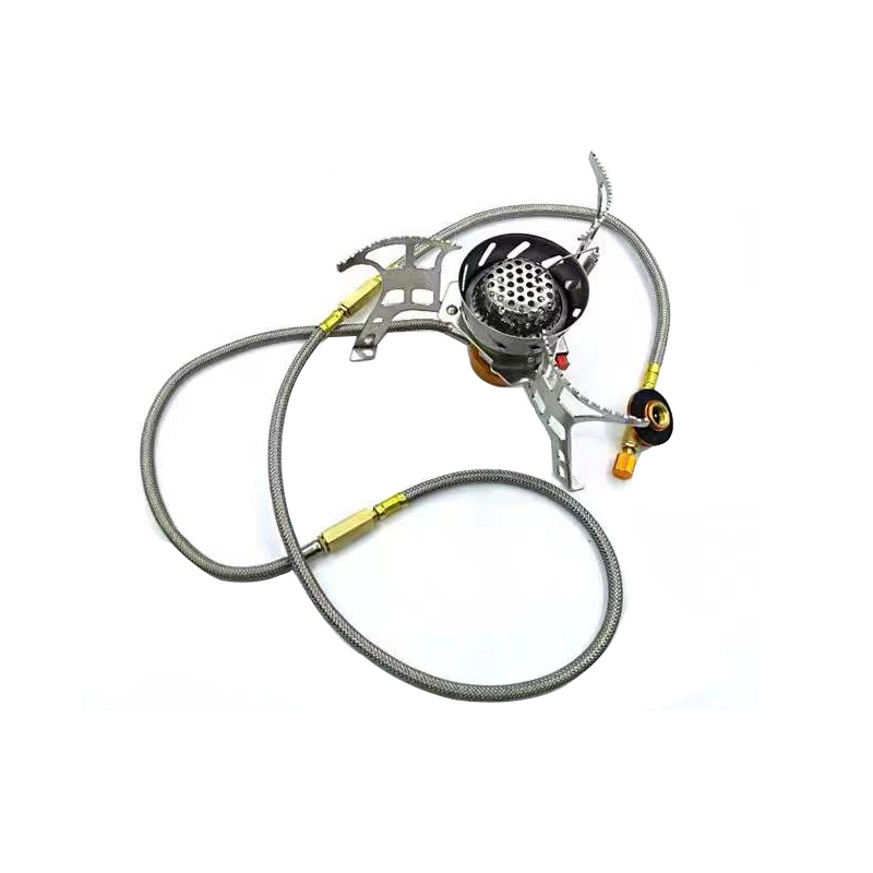 Picture of Gas tank stove head pressure reducing valve split gas stove connection extension hose extension line flat switch stove accessories
