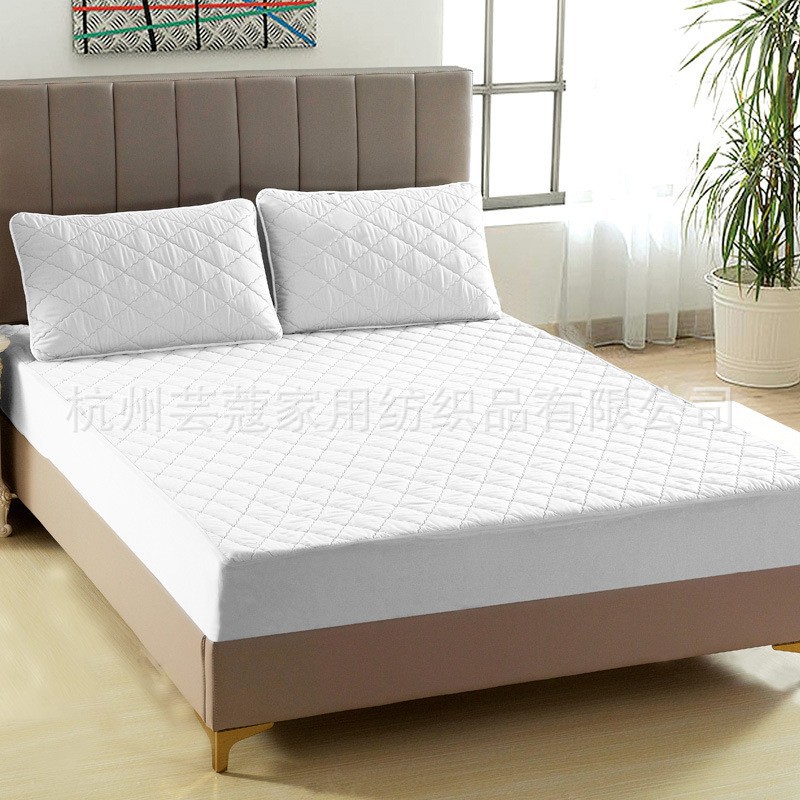 Picture of Amazon Waterproof Sheet Bed Cover Urine Barrier Mattress Cover Thickened Quilted Simmons Protective Cover Wholesale Washable