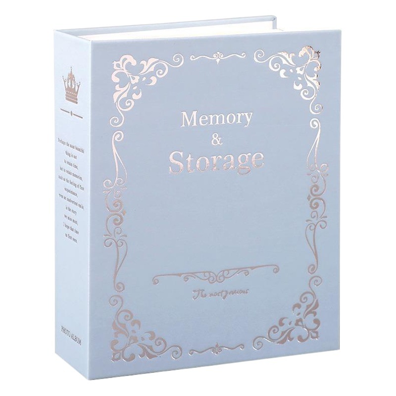 Cross-border photo album plastic 6-inch cross-border photo album storage book wholesale bronzing photo album insert 4D 6-inch 100 sheets
