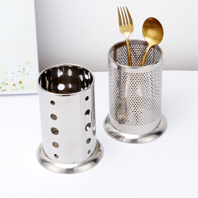 Picture of Wholesale 304 thickened stainless steel chopsticks holder chopsticks storage bucket draining chopsticks cage kitchen chopsticks holder chopsticks cage
