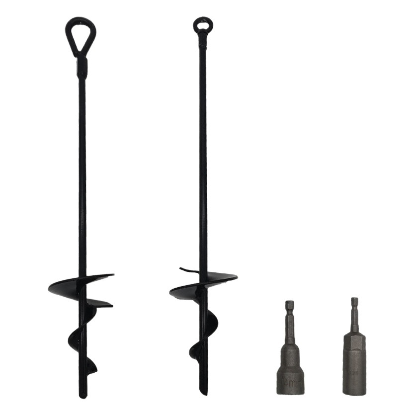 Ground anchor shade shed fixed tent road construction outdoor camping spiral Bolt dog easy assembly detachable ground pile