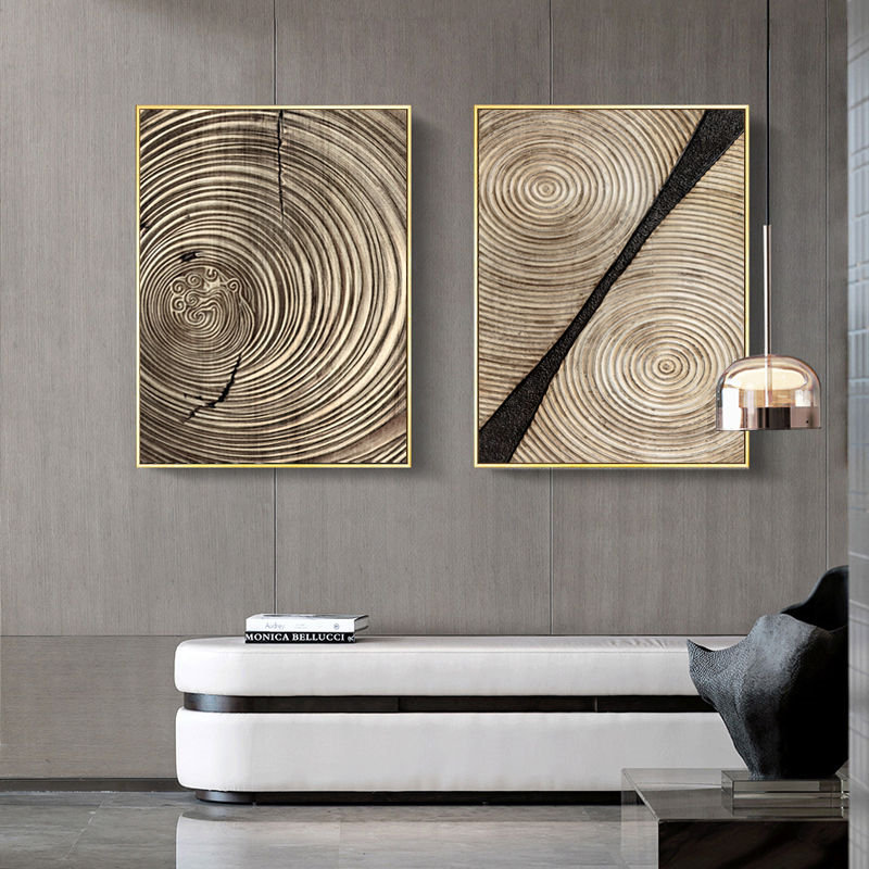 Picture of Foreign Trade Accessible Luxury Abstract Retro Poster Scandinavian Normcore Printing Prints Living Room Bedroom Decorative Painting Core