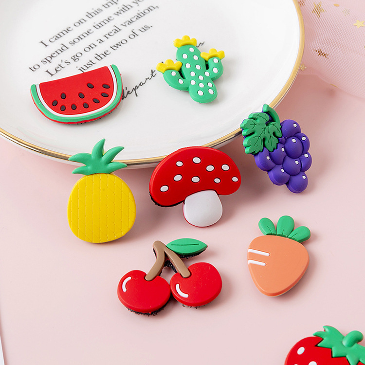 Japanese New Cute Children's Fruit Posting Girl's Decorative Magic Stickers INS Girl's Candy All-Match Hairpin Sticker