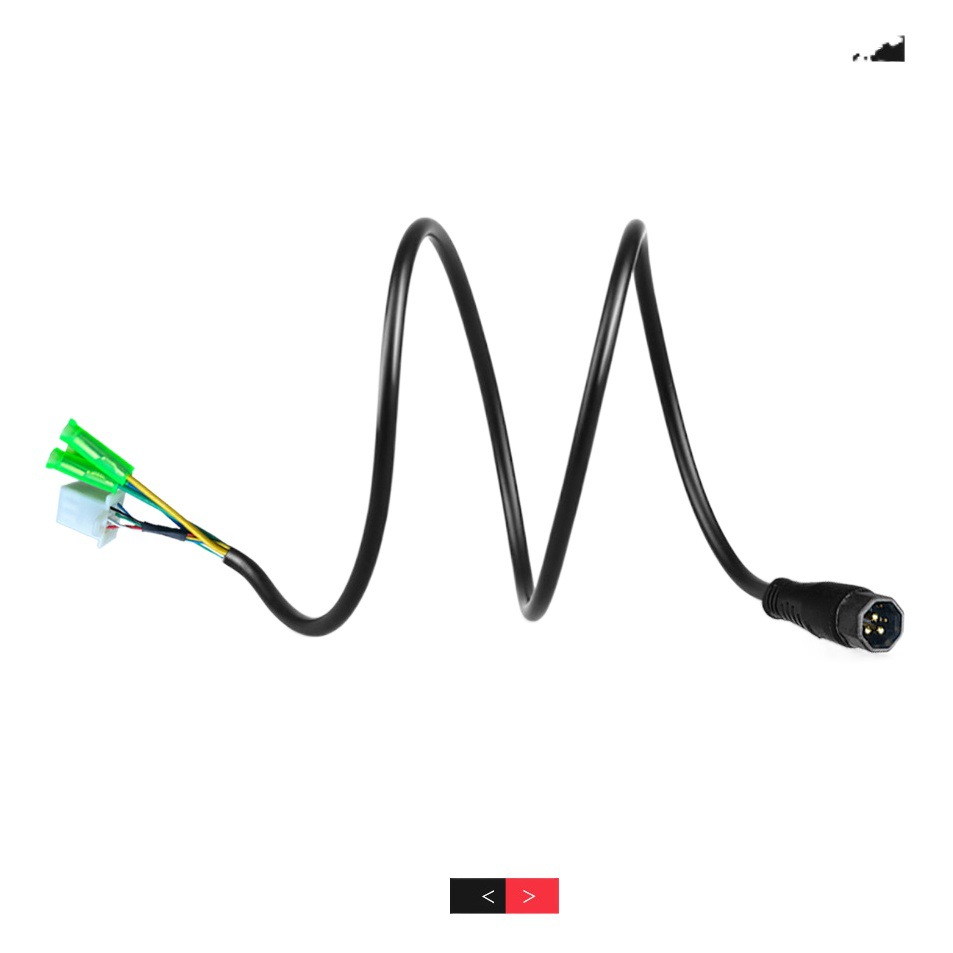 Mountain bike modified electric moped supporting use 60CM large waterproof nine-core motor adapter cable/male head