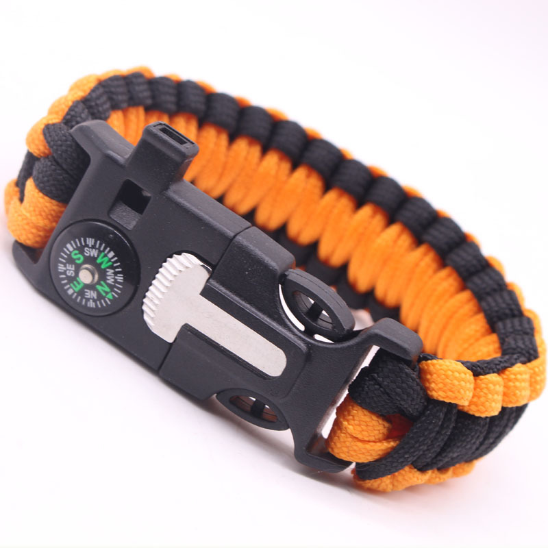 Picture of Umbrella rope bracelet survival bracelet multifunctional five-in-one multifunctional outdoor umbrella rope camping adventure Seven-core life rope