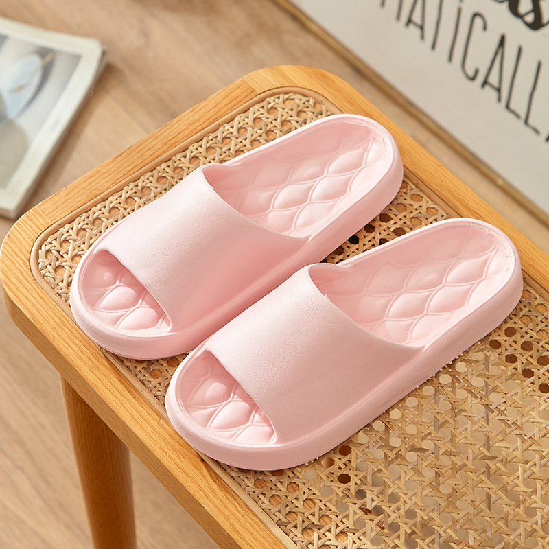 Picture of Slip-on slippers men's summer home bathroom bath non-slip couple home slippers