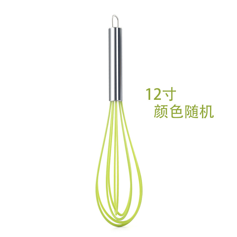 Picture of Baking tools egg beater stainless steel bold blender semi-automatic egg beater manual Mini Silicone dispenser