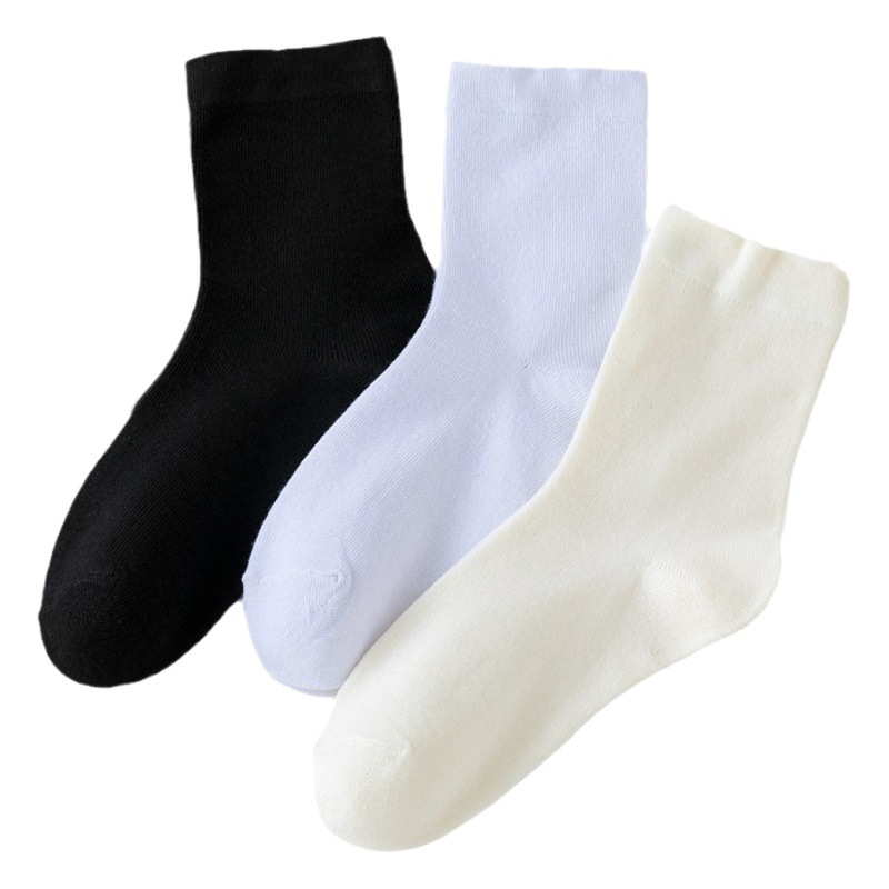 Women's ankle socks individually packaged short color low-cut socks fashionable polyester cotton socks spring and autumn socks women's loose mouth confinement