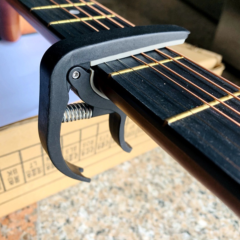 Picture of 41inch Abs Capo Box Packaging Black Ukulele Folk Acoustic Guitar Tuner Cross-Border Exclusive Supply