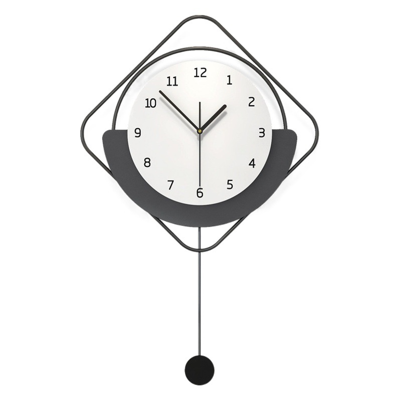 New Creative High-End Wall Clock Home Living Room Decoration Pendant Clock Popular Simple and Atmospheric Quartz Clock Clock