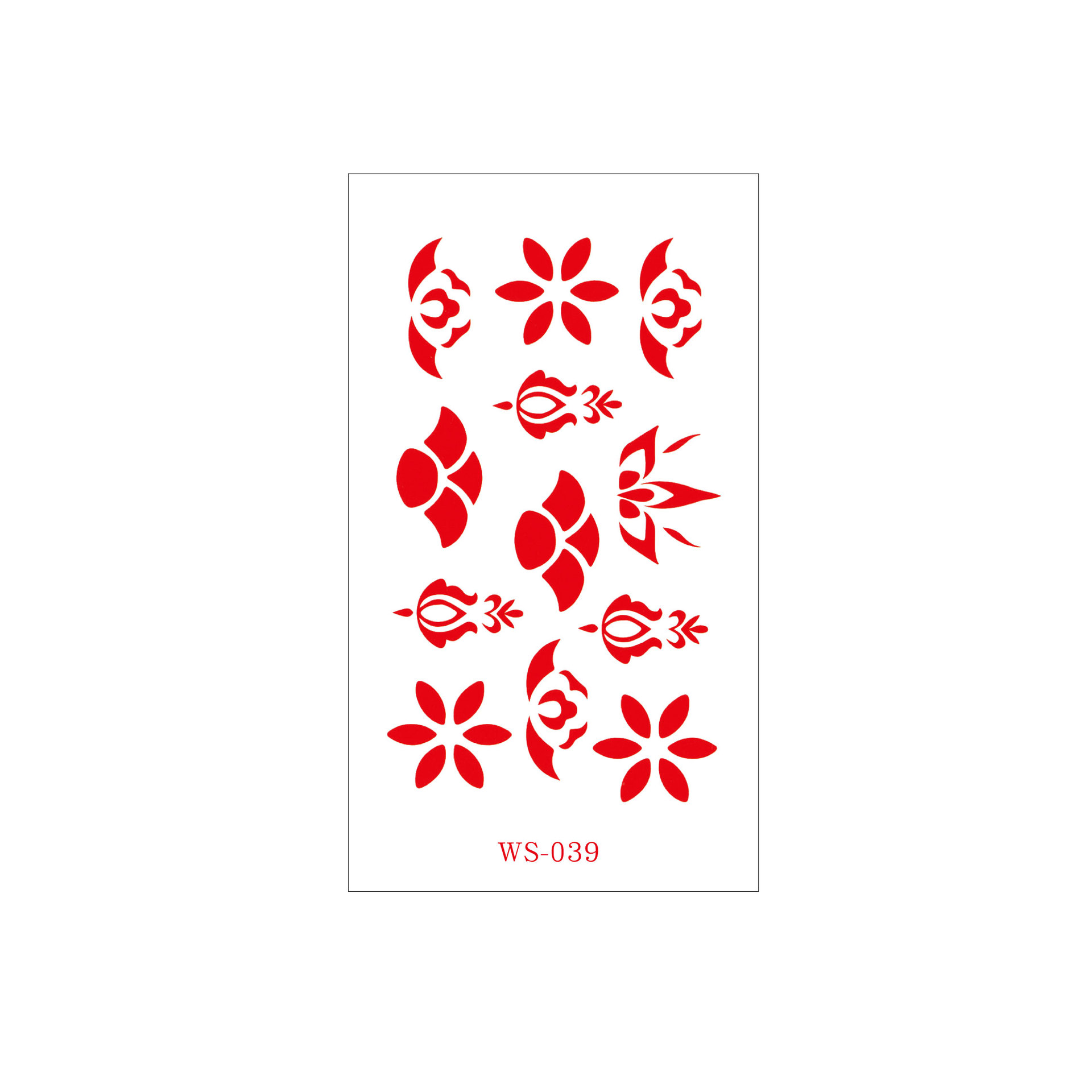Picture of New Nezha Acrylic Face Tattoo Sticker Children's Forehead Print Eyebrow Sticker Waterproof Sweat Painted Face Sticker