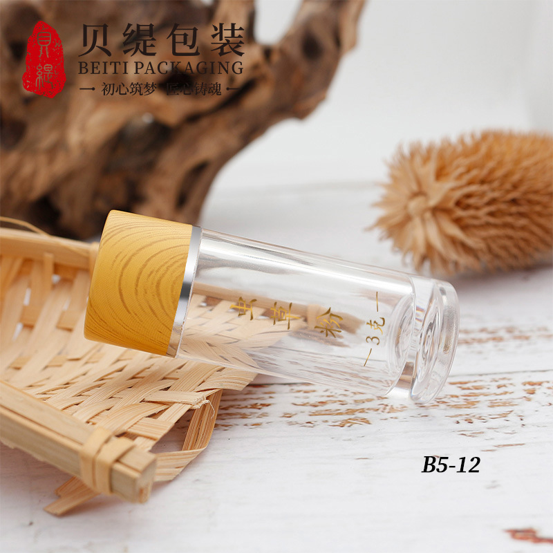 Picture of 10 ml 3g wild ginseng powder bottle Dendrobium candidum Fengdou transparent health care bottle