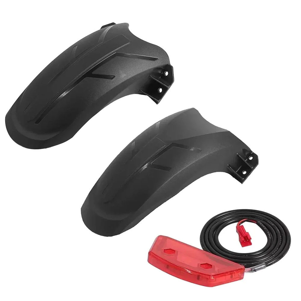 Suitable for Kugoo Kukirin G2 Max Electric Scooter Front and Rear Fenders with Taillight Kit