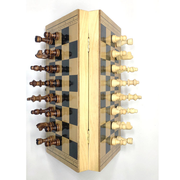 Picture of New Wooden Folding Chess Magnetic Folding Chess Amazon Cross-Border Chess Wholesale