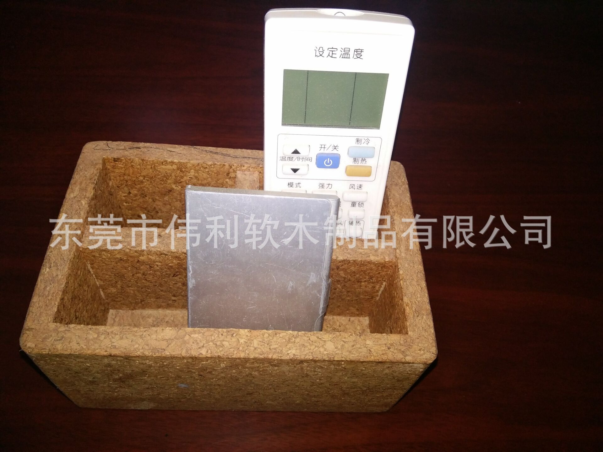 Rectangular Cork box remote control Cork box jewelry Cork box stitching Cork box fine workmanship