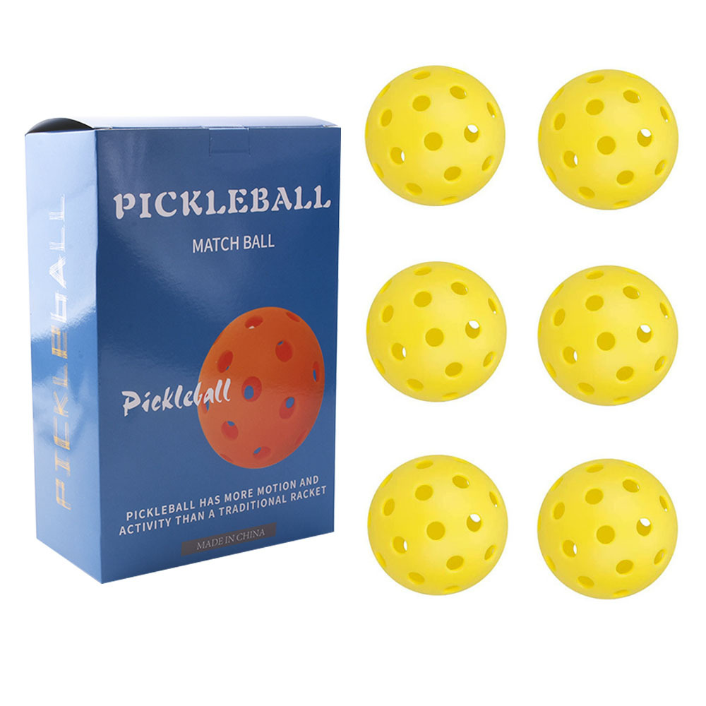 Picture of Factory Direct Sales in stock pick ball 40 hole ball hole ball pickleballs74mm rotational plastic injection luminous ball