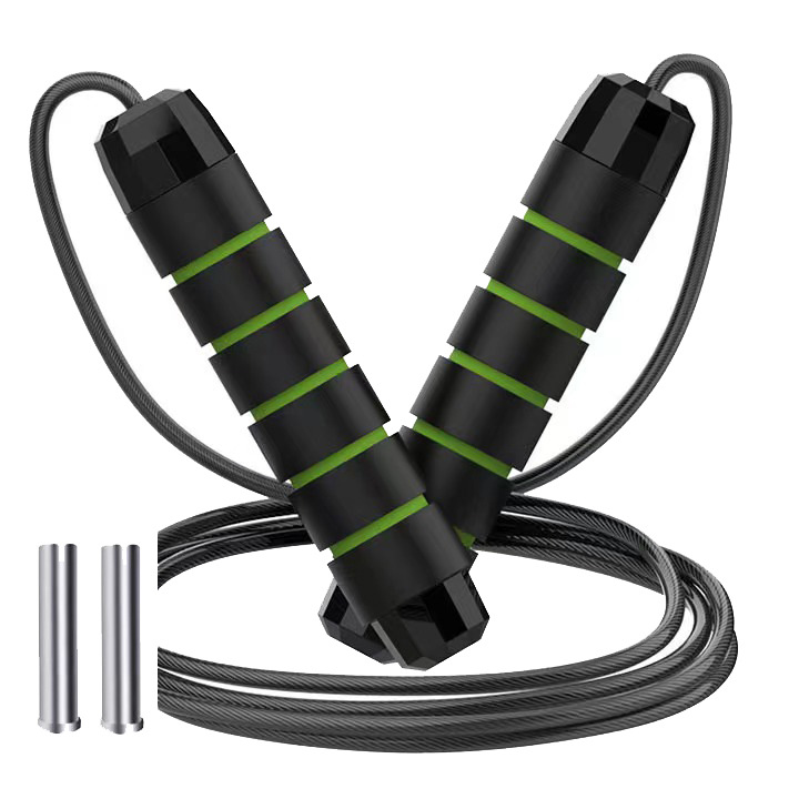 Picture of Steel wire rope skipping wholesale fitness exercise weight-bearing training rope skipping primary and secondary school students high school entrance examination racing rope skipping sporting goods
