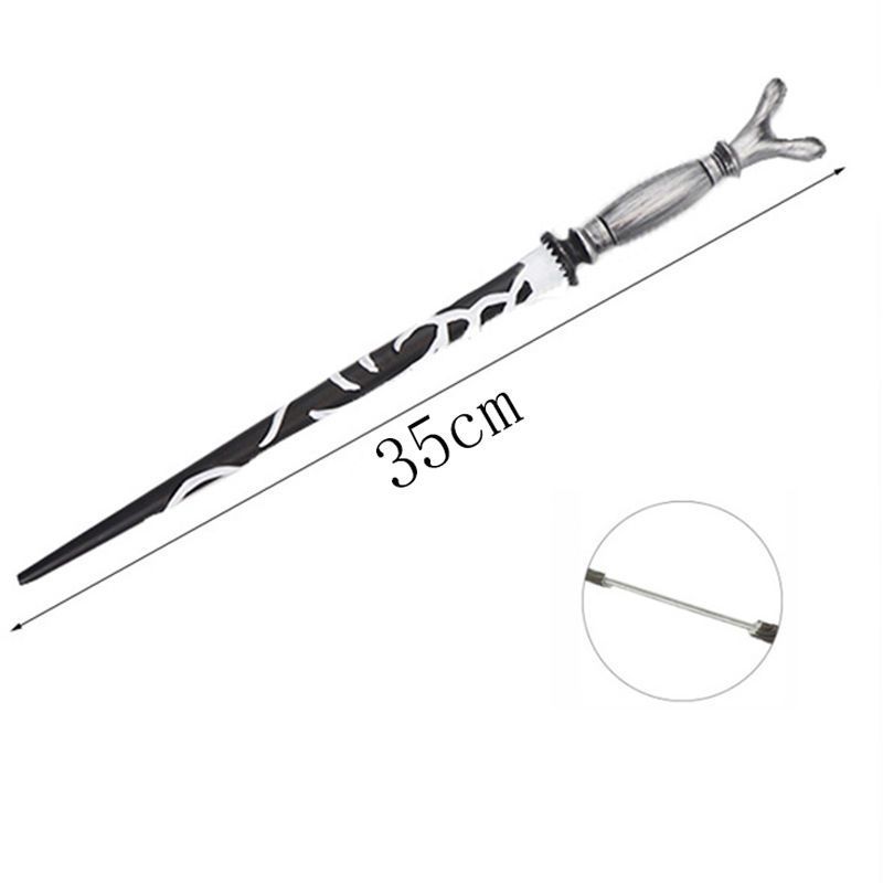 Picture of Harry Magic Wand Hermione Magic Wand Dumbledore cos Props Halloween Metal Core in stock Bare Wand