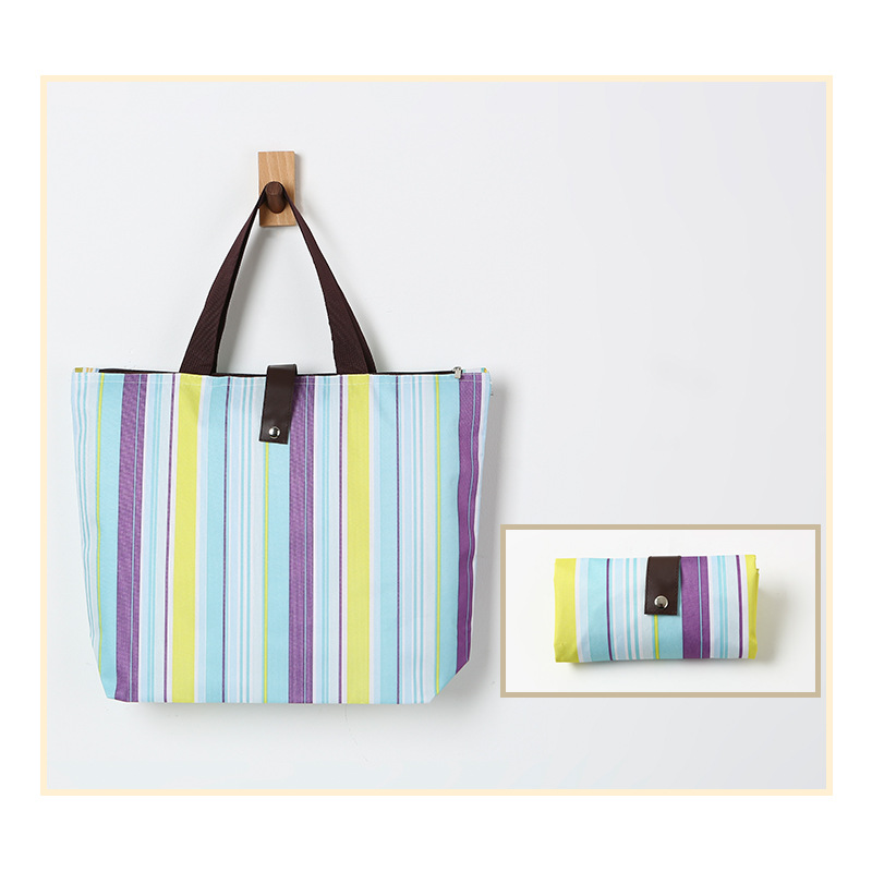 Picture of Oxford Cloth Foldableing Shopping Bag Satchel Shopping Bag Satchel Advertising Environmentally Friendly Foldableable Grocery Shopping Bag Customization