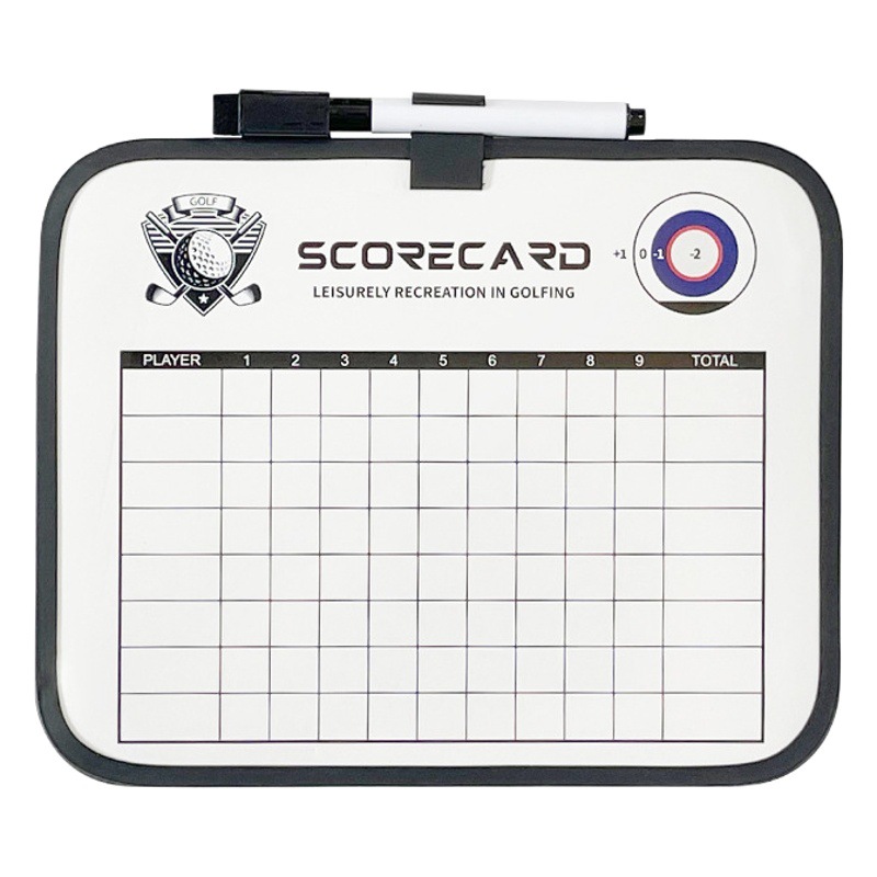 Golf scoring board erasable small whiteboard points competition scoring double-sided writing board golf integrator