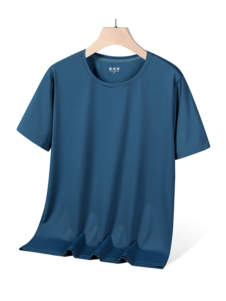 2025 Quick-Drying Short-Sleeved T-Shirt for Men and Women Couples Outdoor Fitness Quick-Drying Men's Sports Casual Tops Half-Sleeved