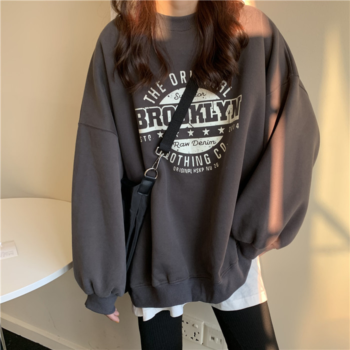 Picture of Women's Clothing 2024 New Autumn Korean Style Letter Round Neck Loose Women's Sweaters Women's Foreign Trade Cross-Border Tops Wholesale