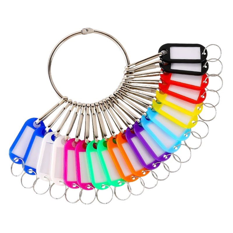 Key chain rental key plate key ring classification metal key ring key storage ring Key Label