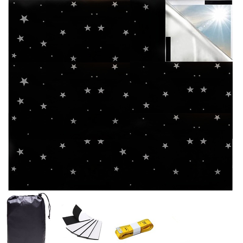 Picture of Amazon 420D Oxford Cloth Full Shading Curtain Portable Shading Curtain Sunscreen Diy Cutting Shading Curtain