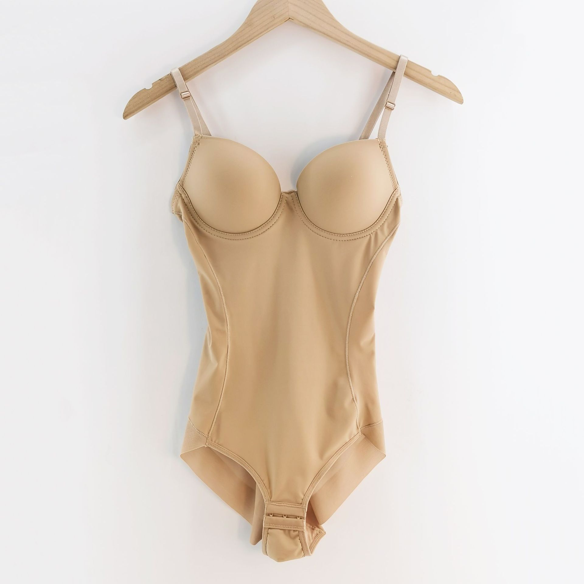 Picture of Summer Ultra-thin Body Shaping Clothes with Bra Postpartum Body Shaping Underwear Abdomen Tinting Waist Sling Body Shaping Underwear