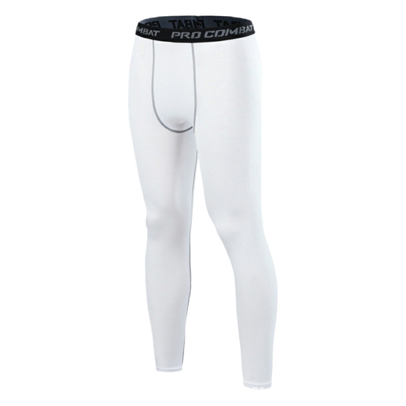Sports Tights Quick-Drying Men's Fitness Pants Summer Running Training Elastic Compression Basketball Quick-Drying and Breathable